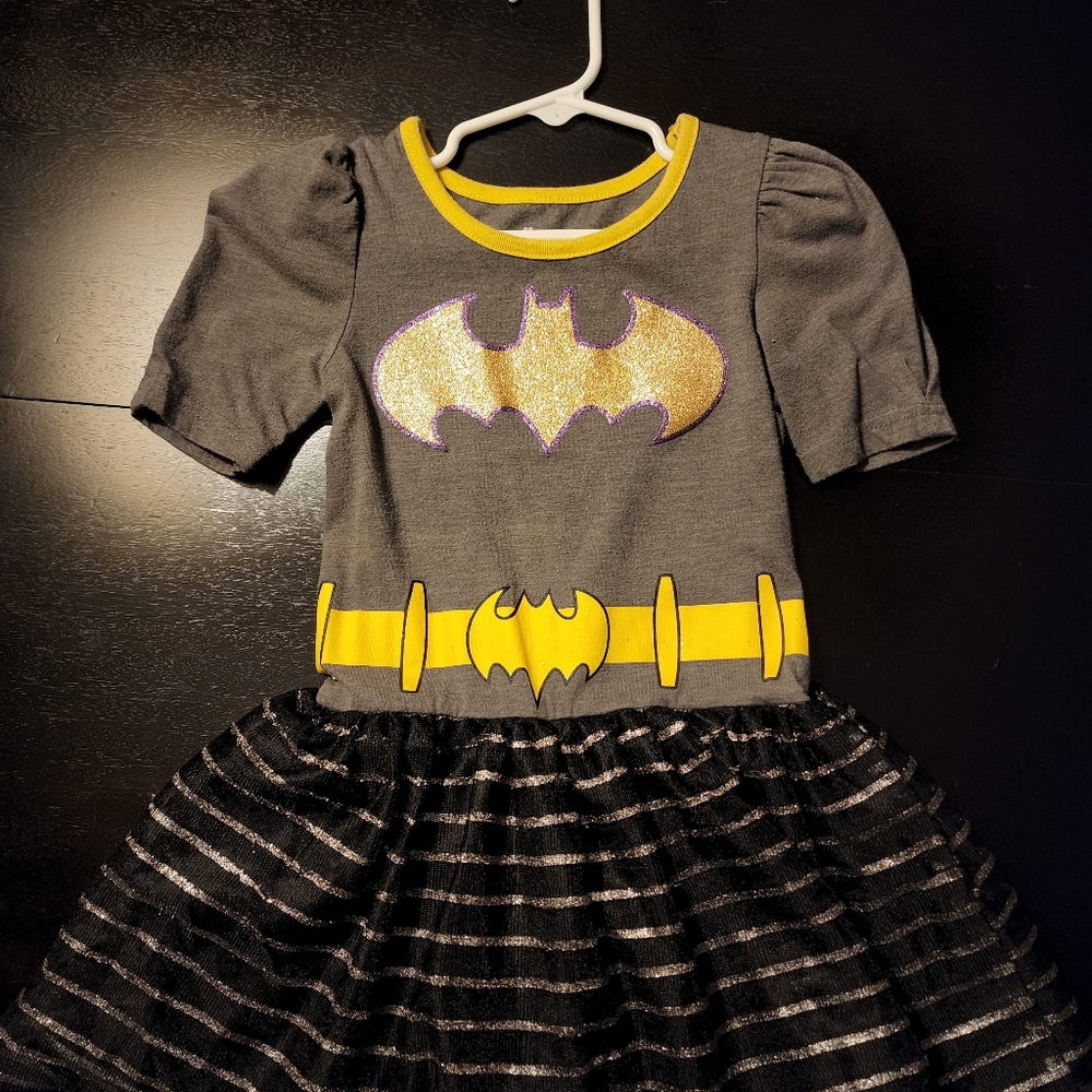 Girls Superhero Batman party dress.